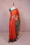 Orange Semi Silk Saree - Seematti
