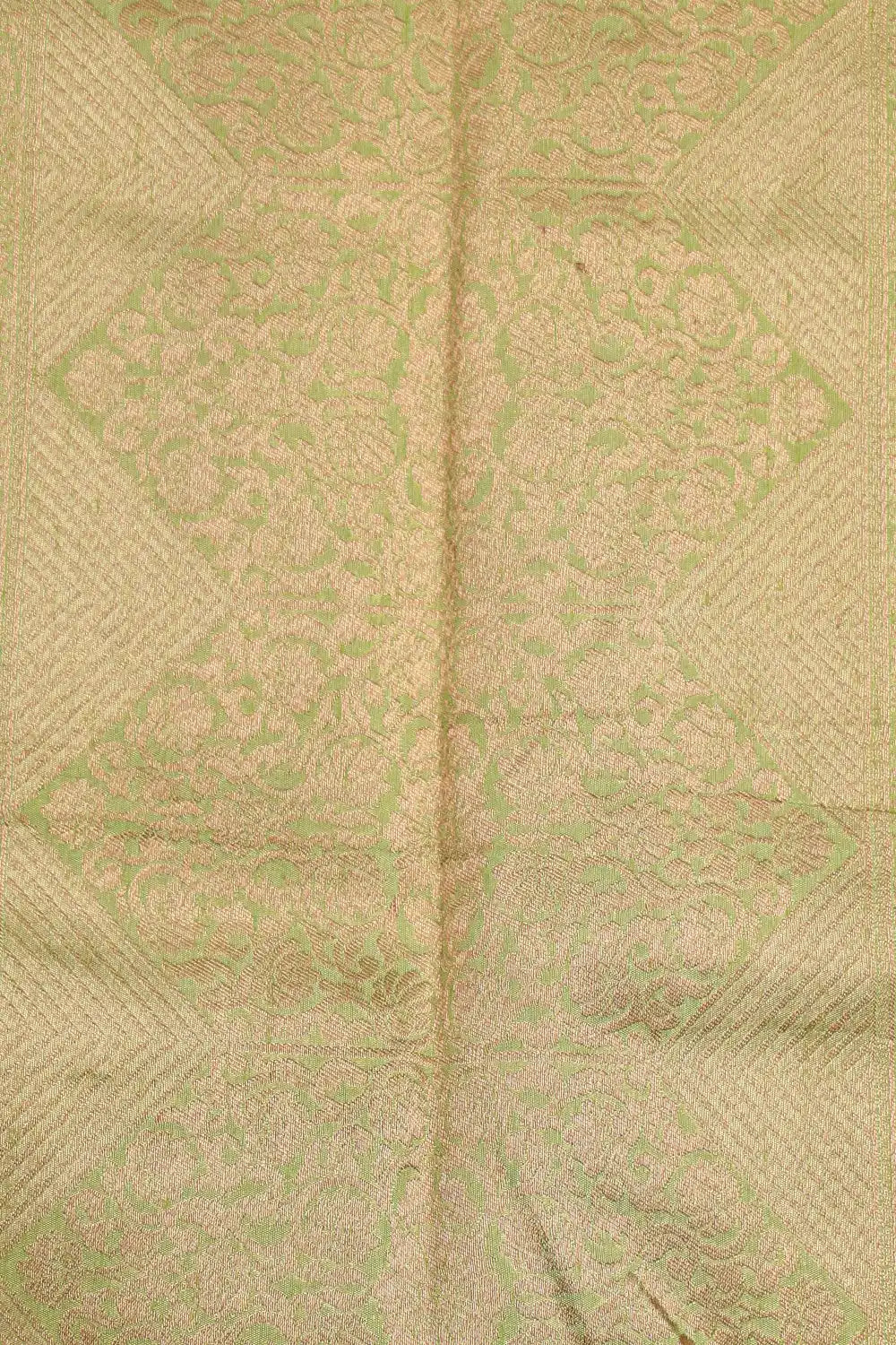 Parrot Green Semi Jute Saree