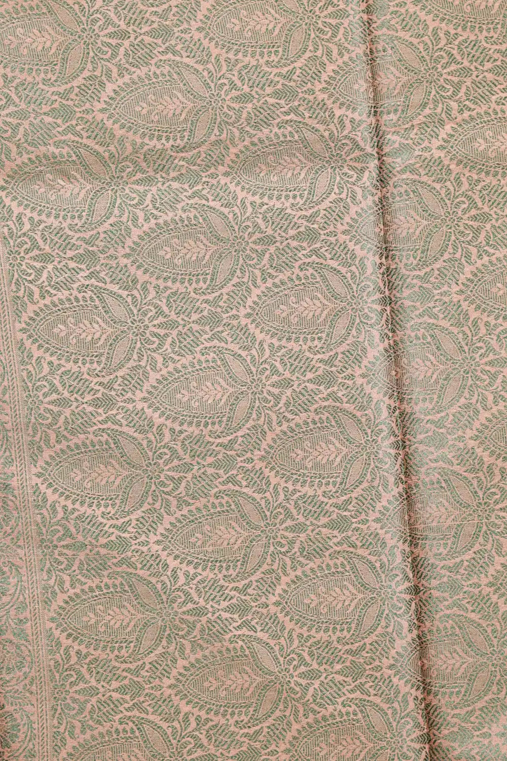 Pastel Brown Tussar Silk Saree