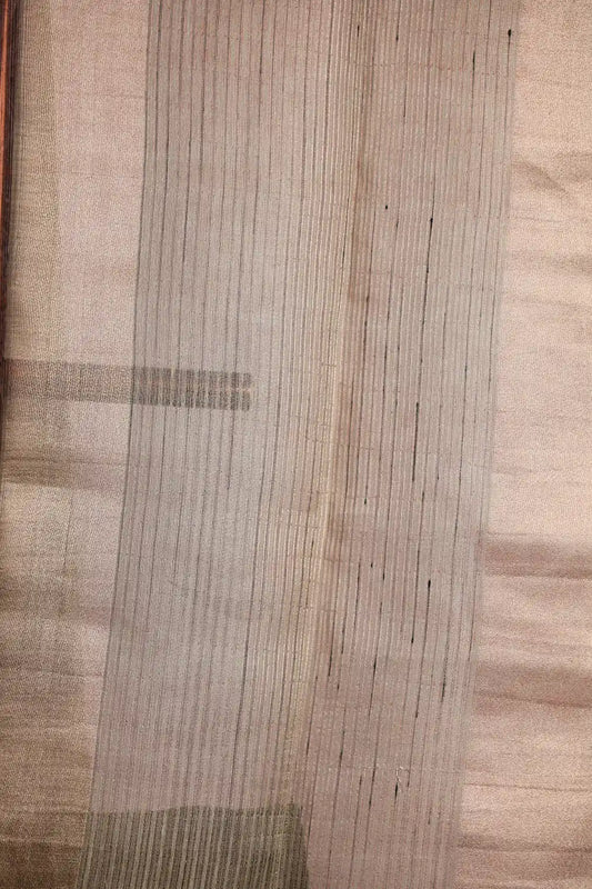 Pastel Green Chanderi Tissue Saree