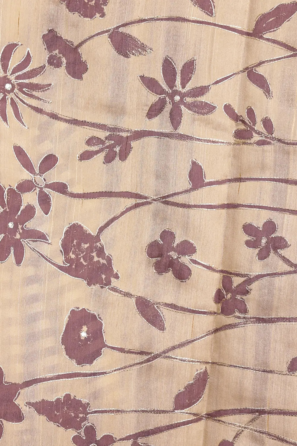 Pastel Lavender Semi Tussar Saree