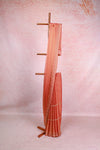 Pastel Peach Tissue Organza Saree