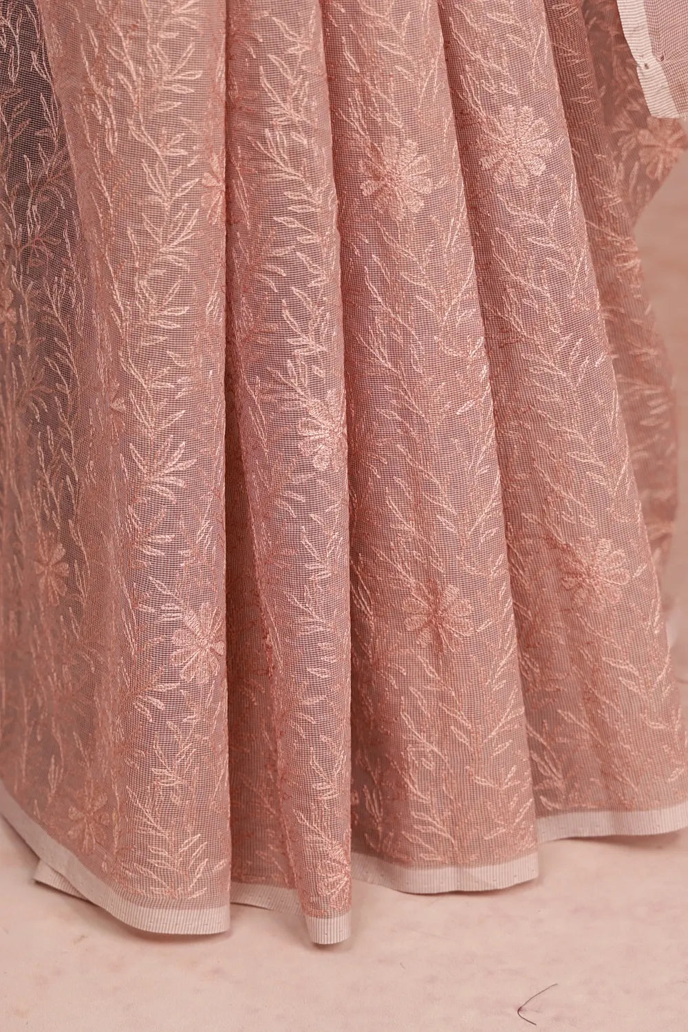Pastel Pink Kota Saree
