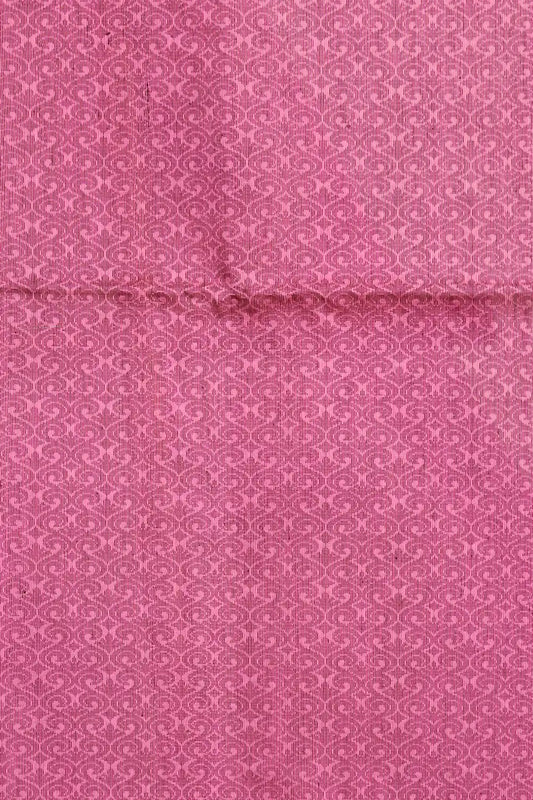 Pink Cotton Silk Saree