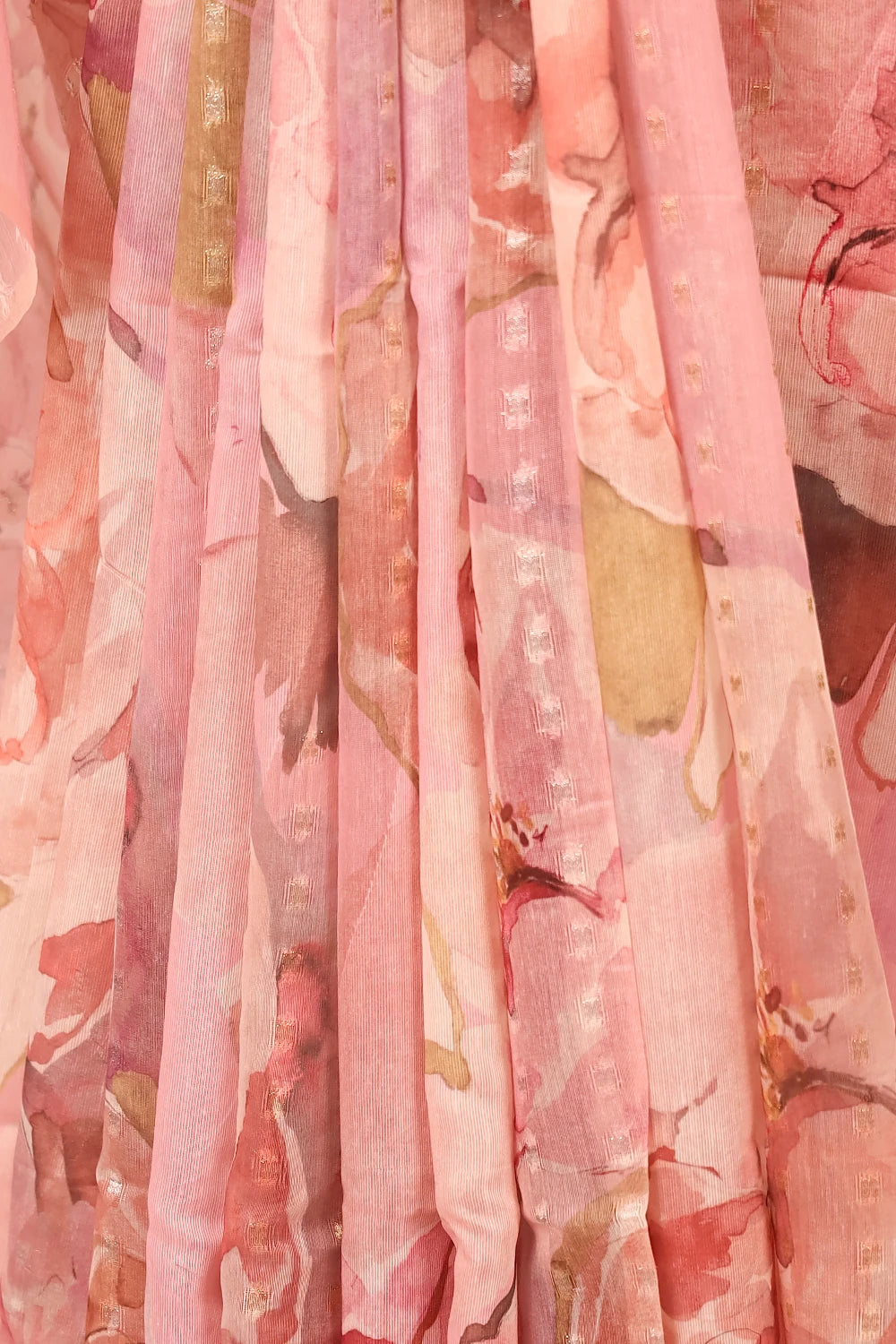 Pink Fancy Chanderi Saree