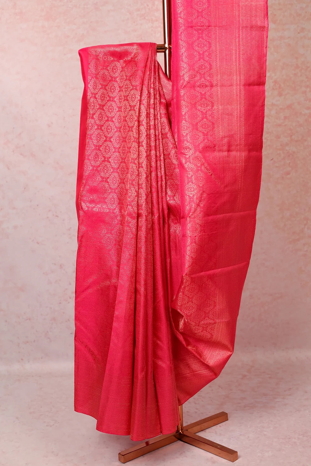 Pink Kancheepuram Silk Saree