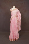 Pink Semi Tissue Saree - Seematti