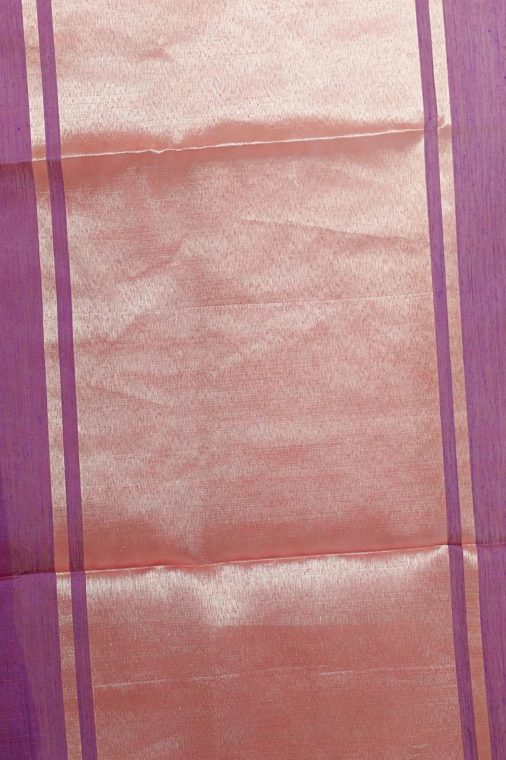 Purple Cotton Silk Saree