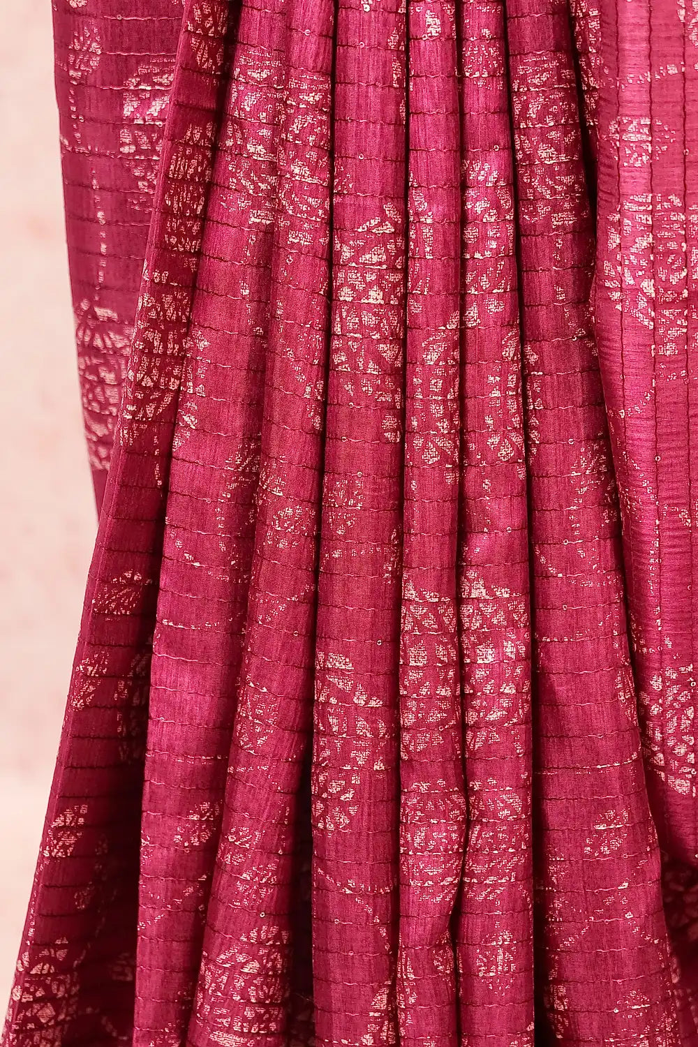 Purple Semi Silk Saree
