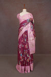 Purple Semi Tussar Saree - Seematti