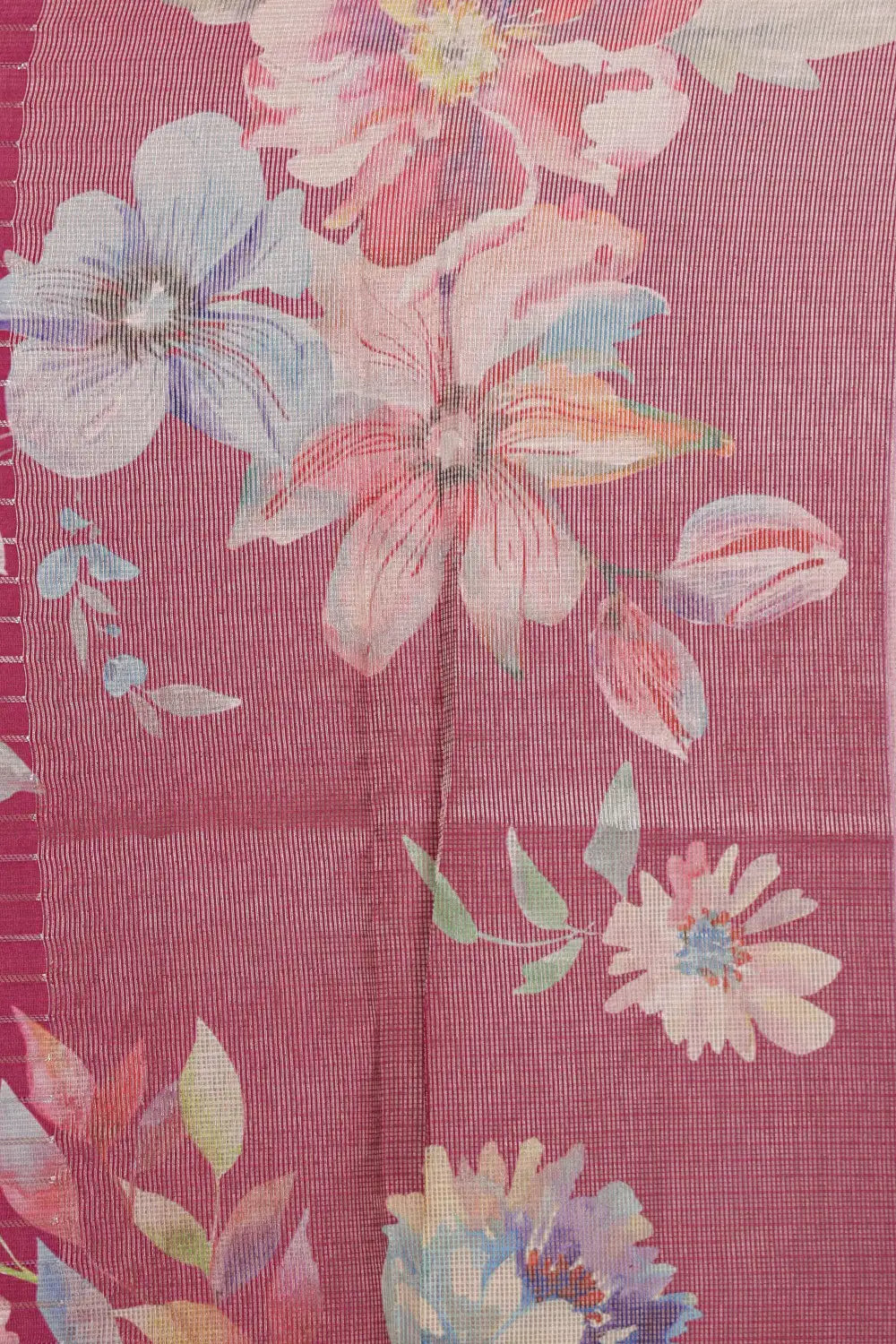 Purple Semi Tussar Saree - Seematti
