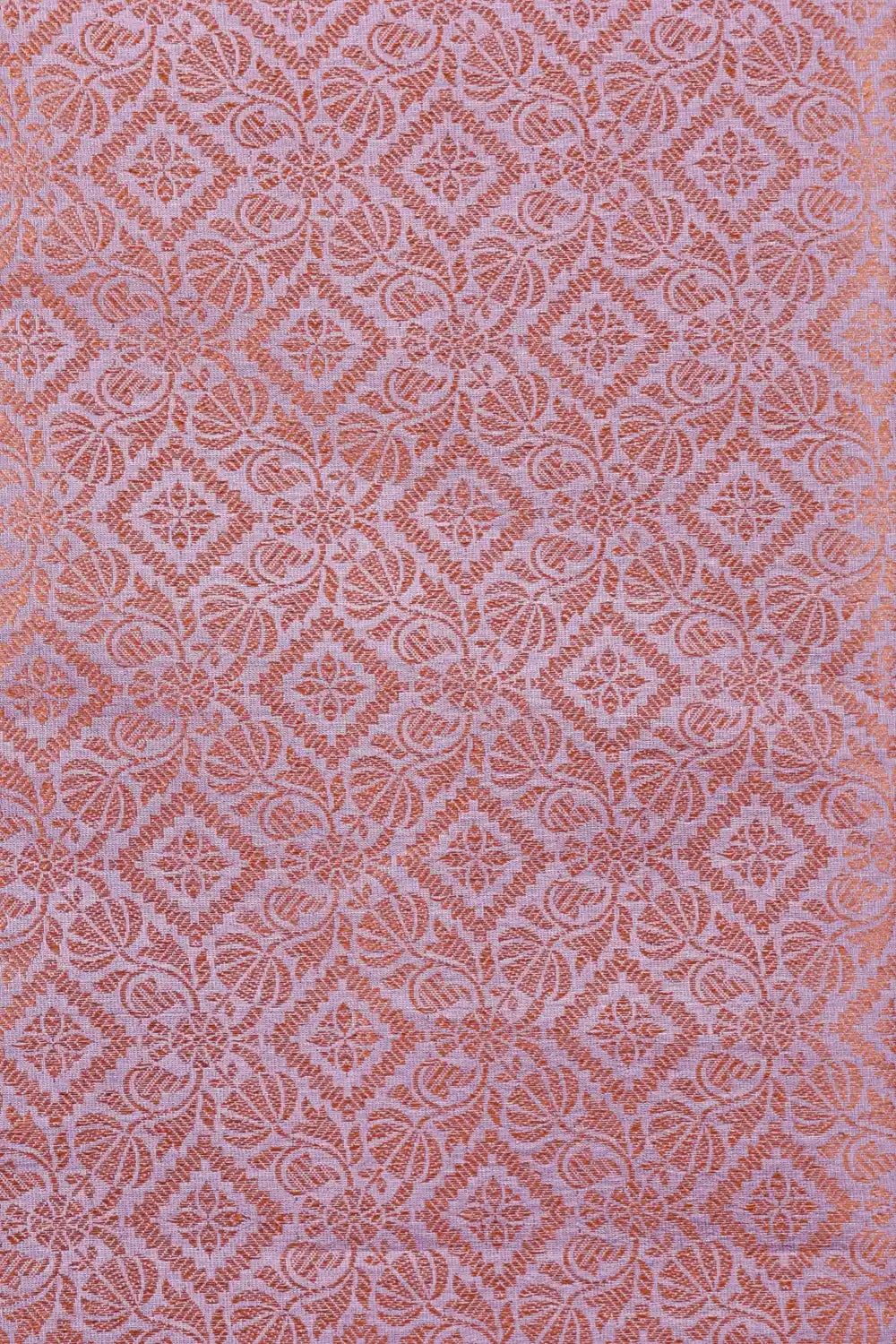 Purple Semi Tussar Saree - Seematti