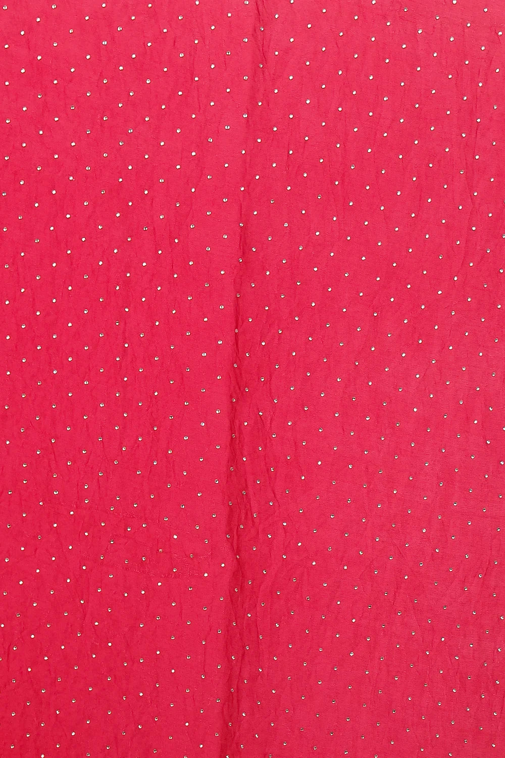 Rani Pink Crush Organza Saree with Unstiched Blouse Piece - Seematti