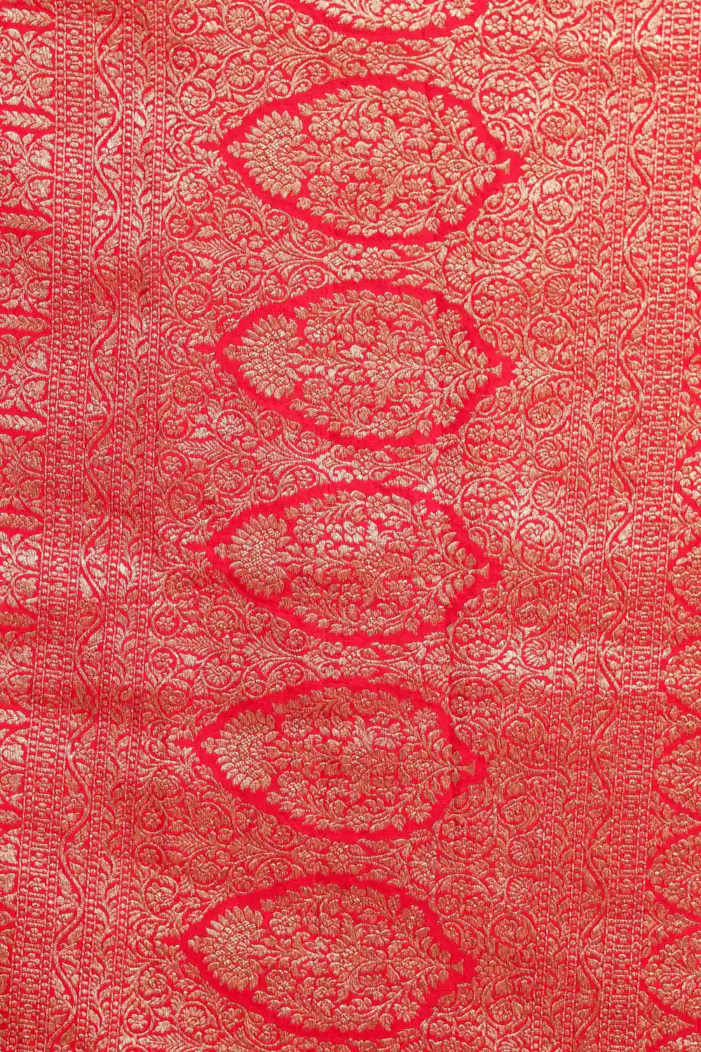 Red Banarasi Silk Saree