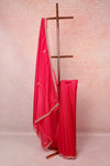 Red Crush Organza Saree