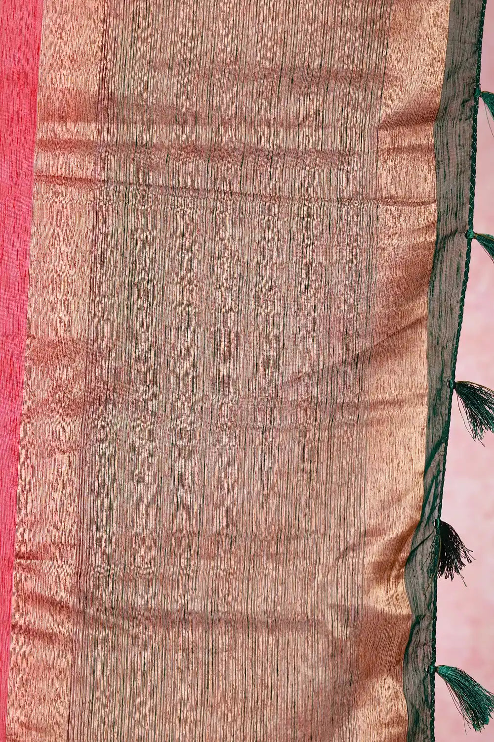 Red Jute Banarasi Saree