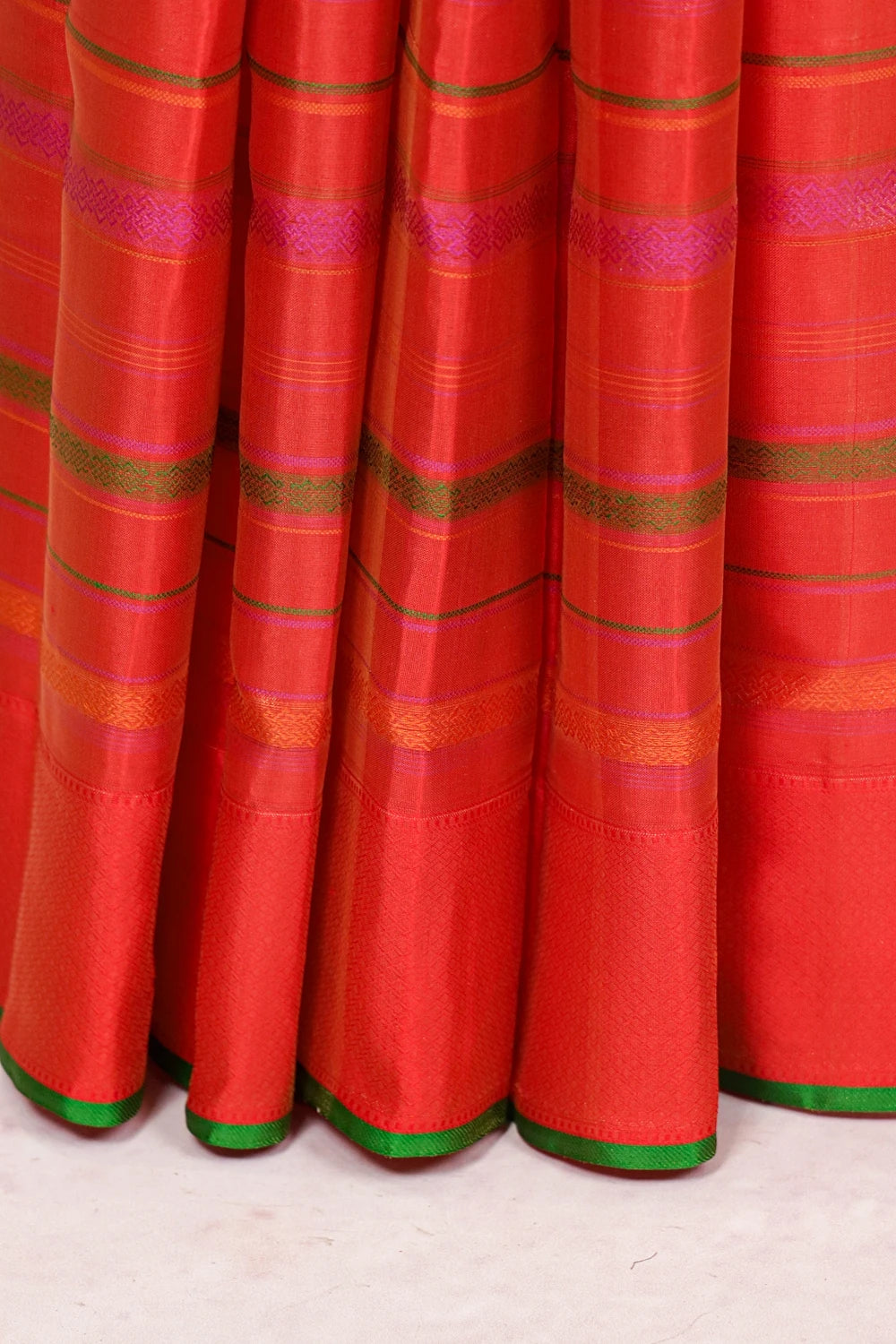 Red Kancheepuram Silk Saree - Seematti