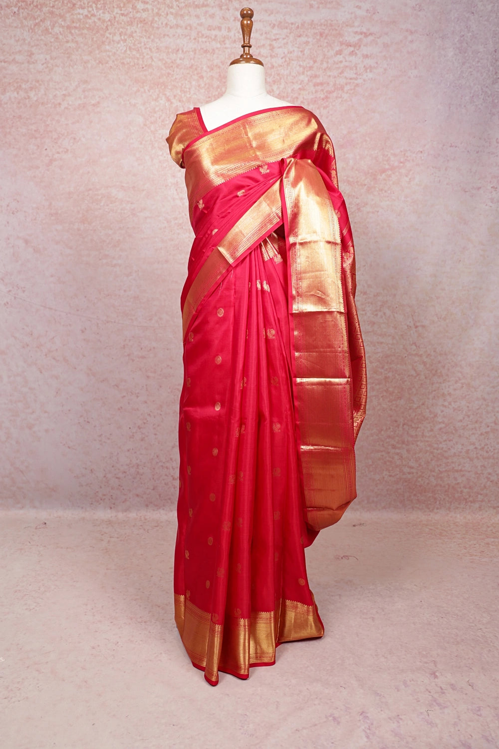 Red Kancheepuram Silk Saree - Seematti