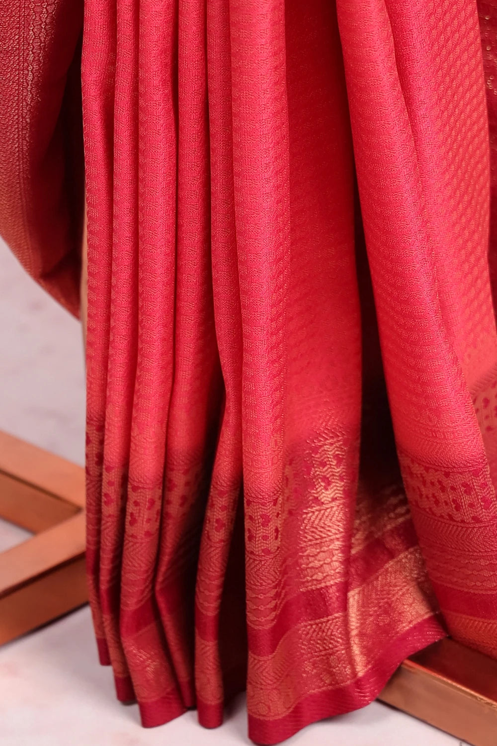 Red Kubera Pattu Saree
