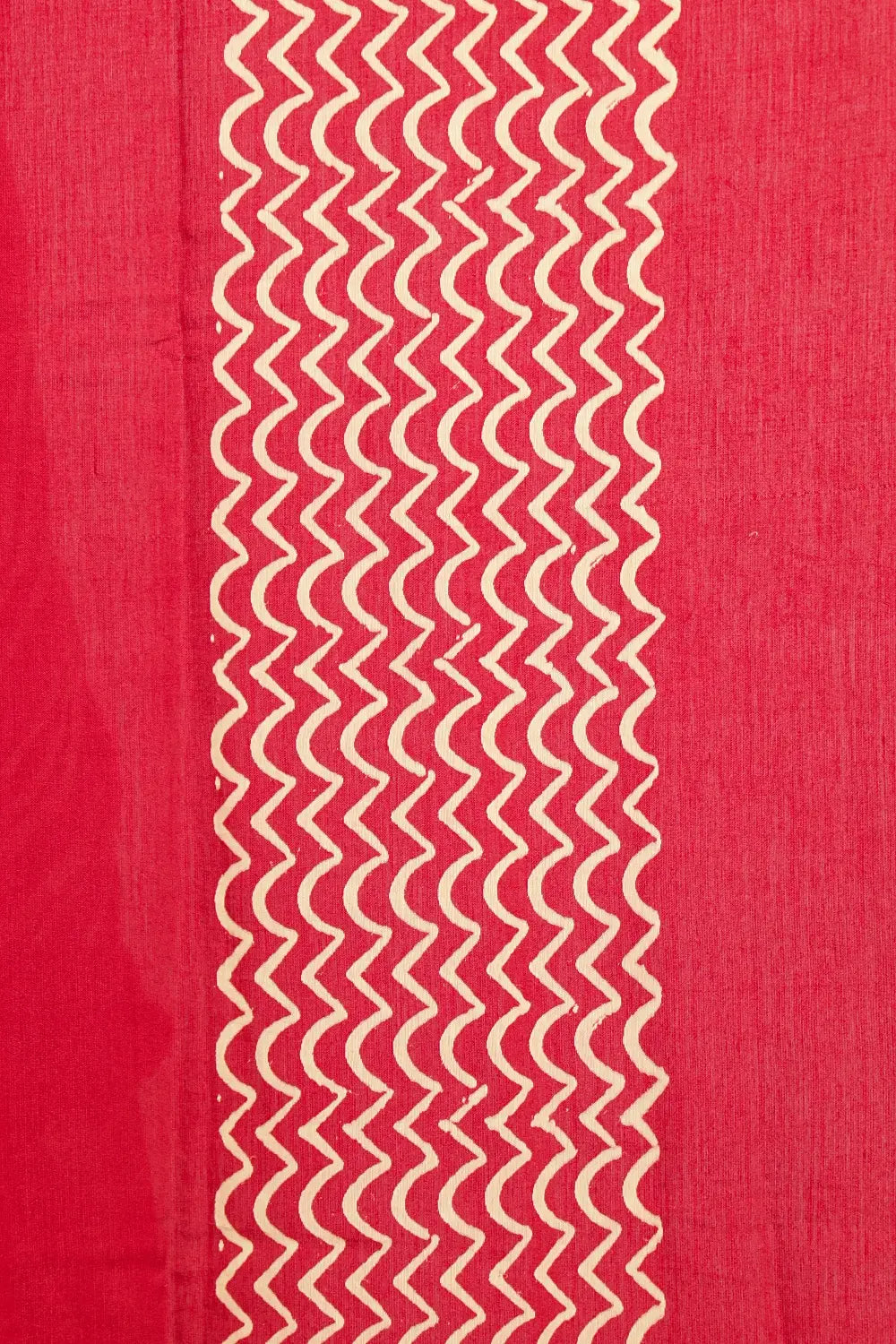 Red Semi Chanderi Saree