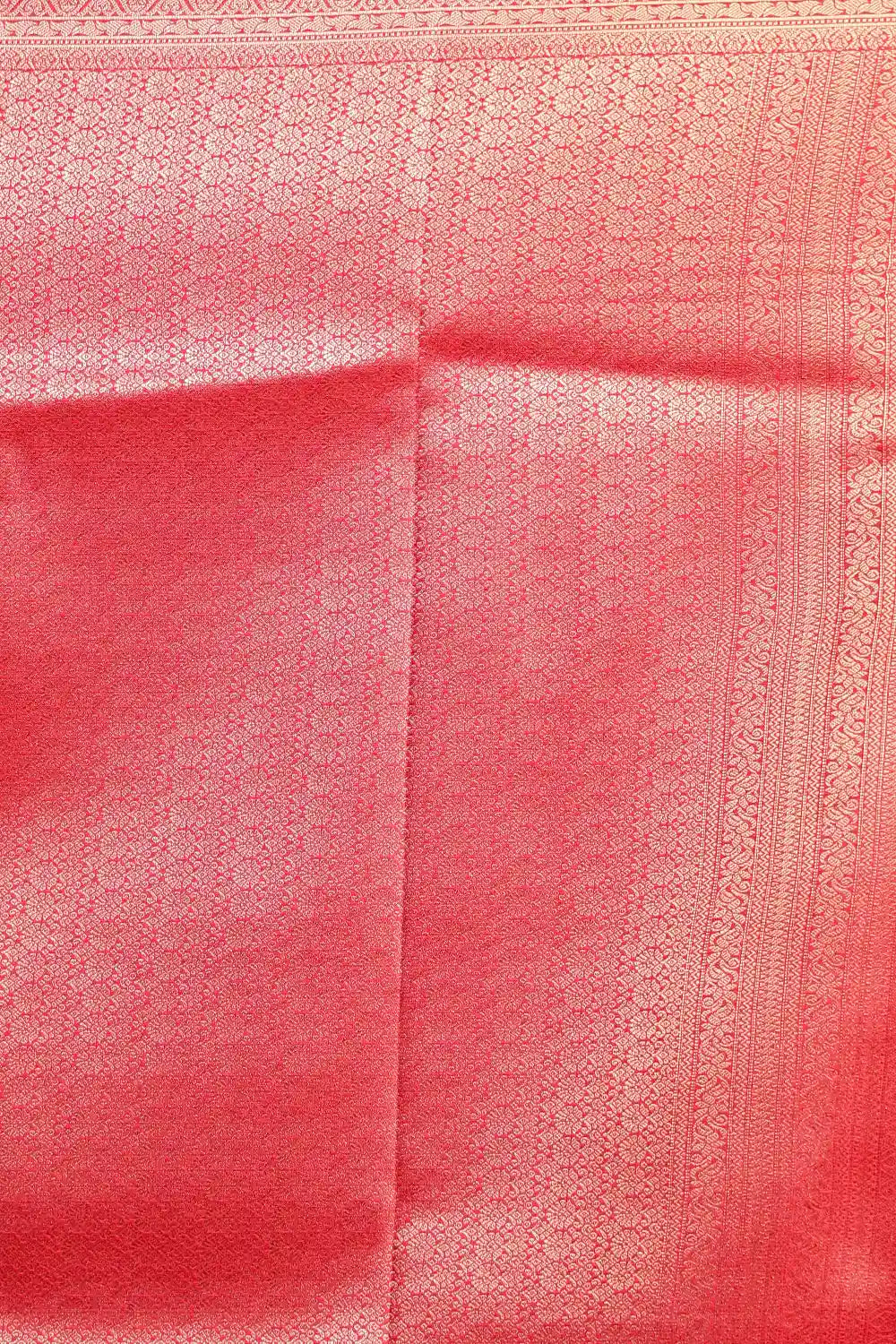 Red Semi Kanchi Soft Silk Saree