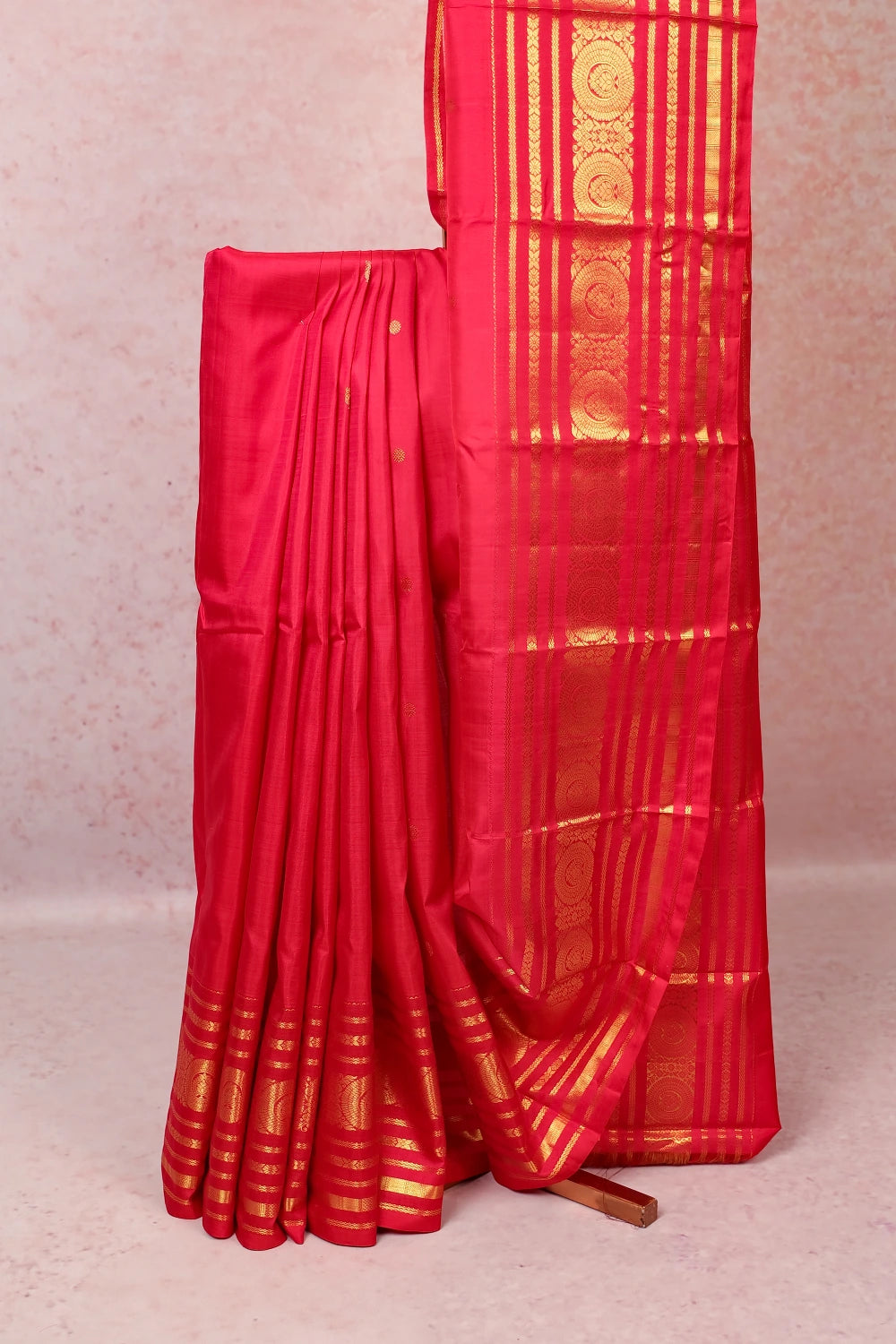 Red Traditional Kancheepuram Silk Saree