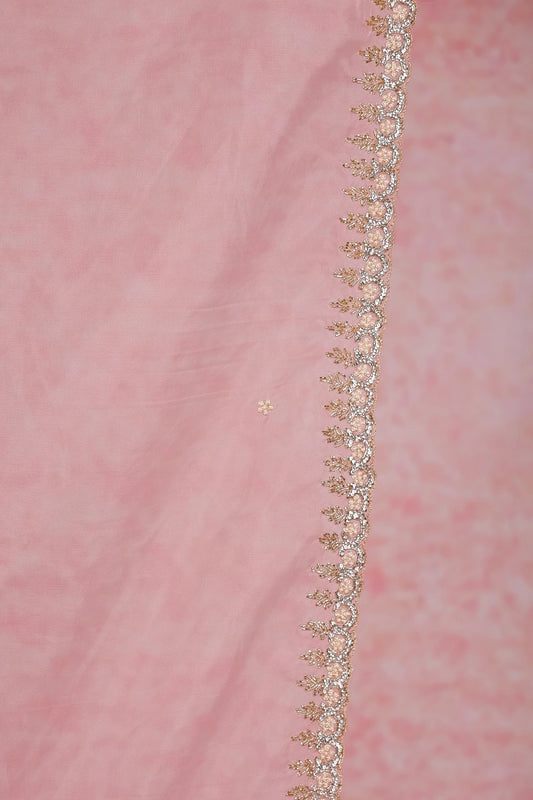Rose Organza Saree