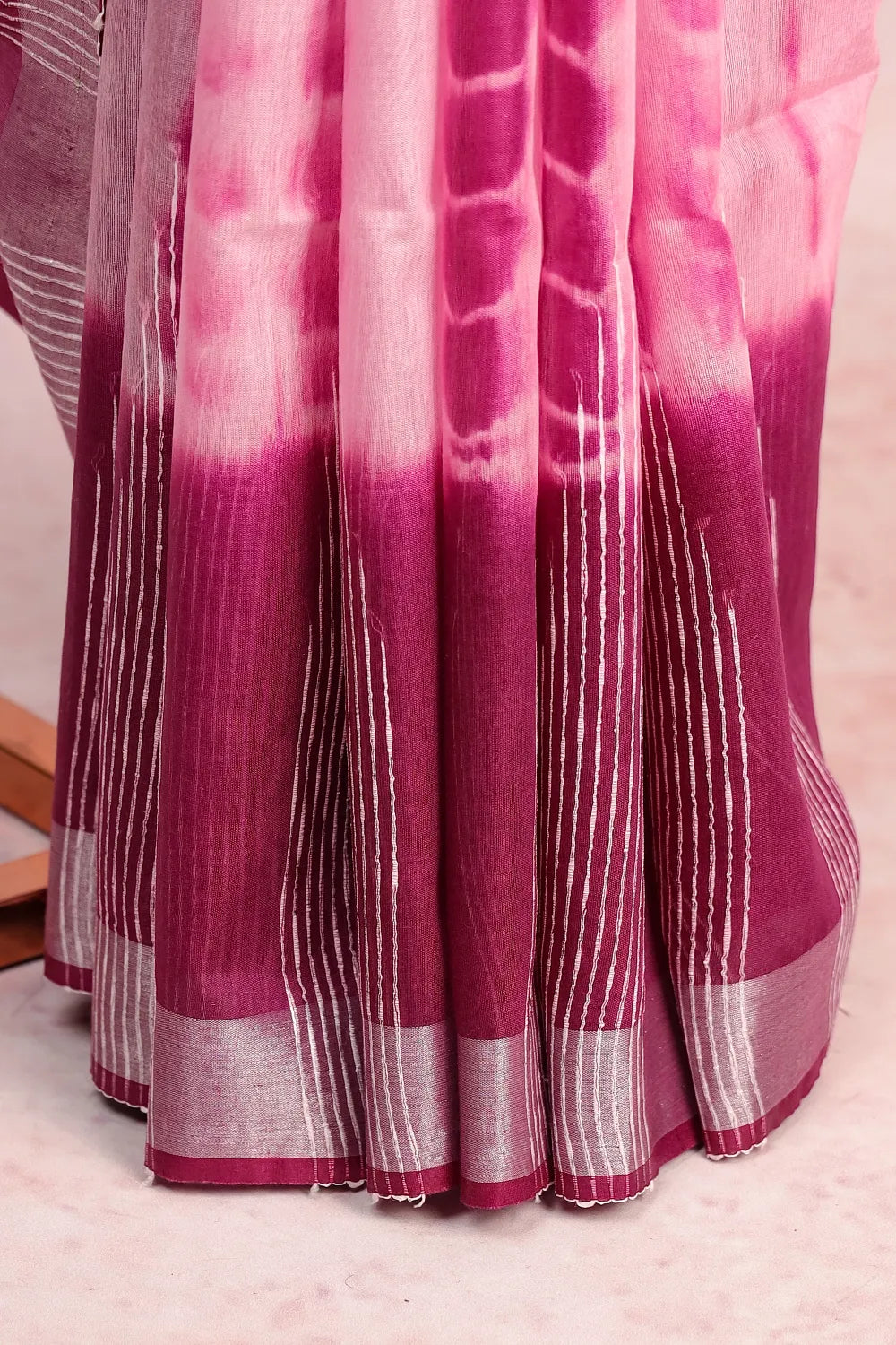 Rose Semi Tussar Saree