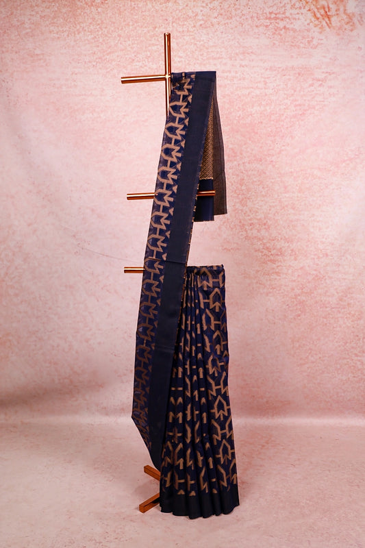 Royal Blue Silky Kota Saree