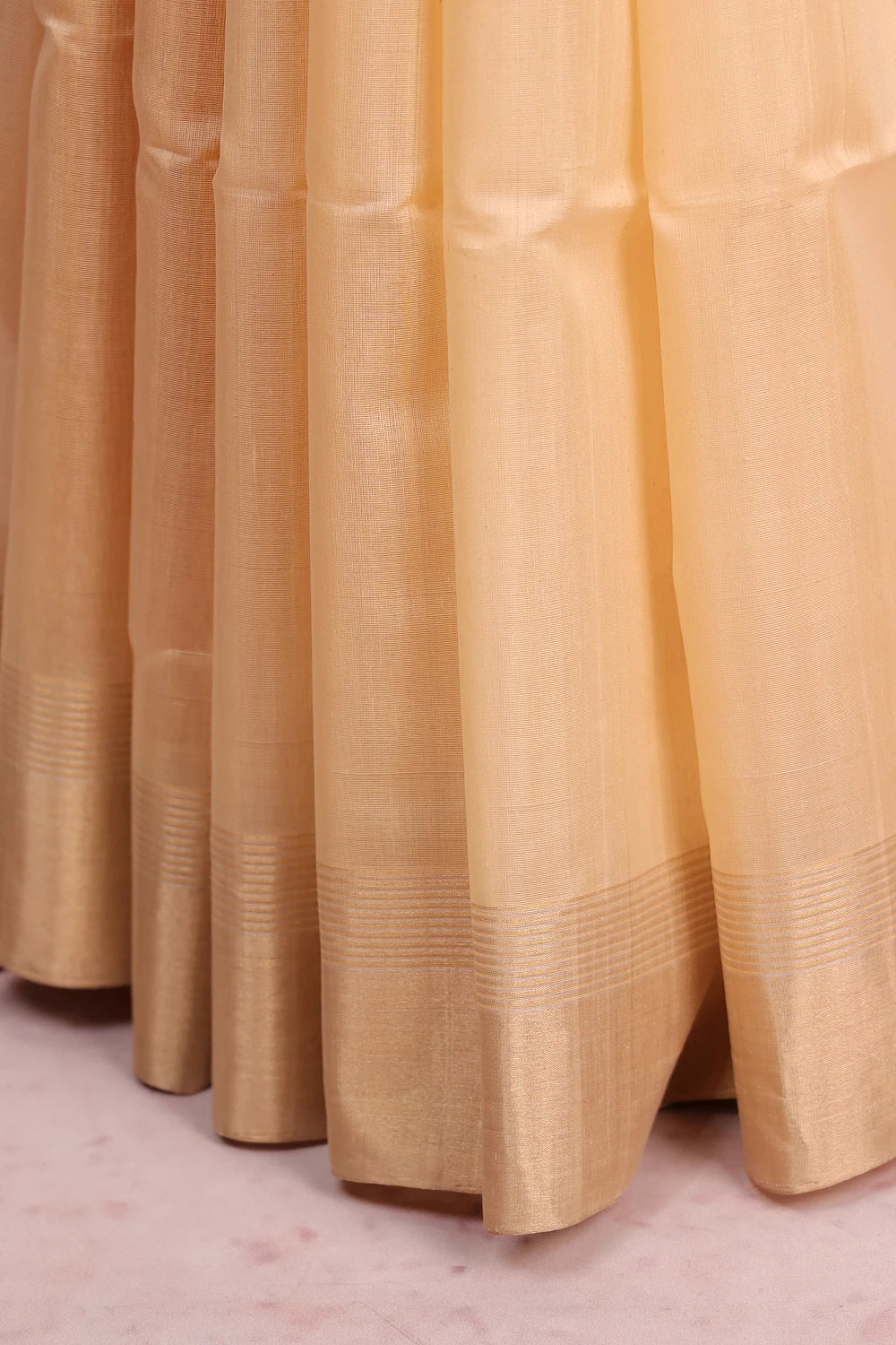 Sandal Pavithra Silk Designer Butta Saree With Plain Border - Seematti