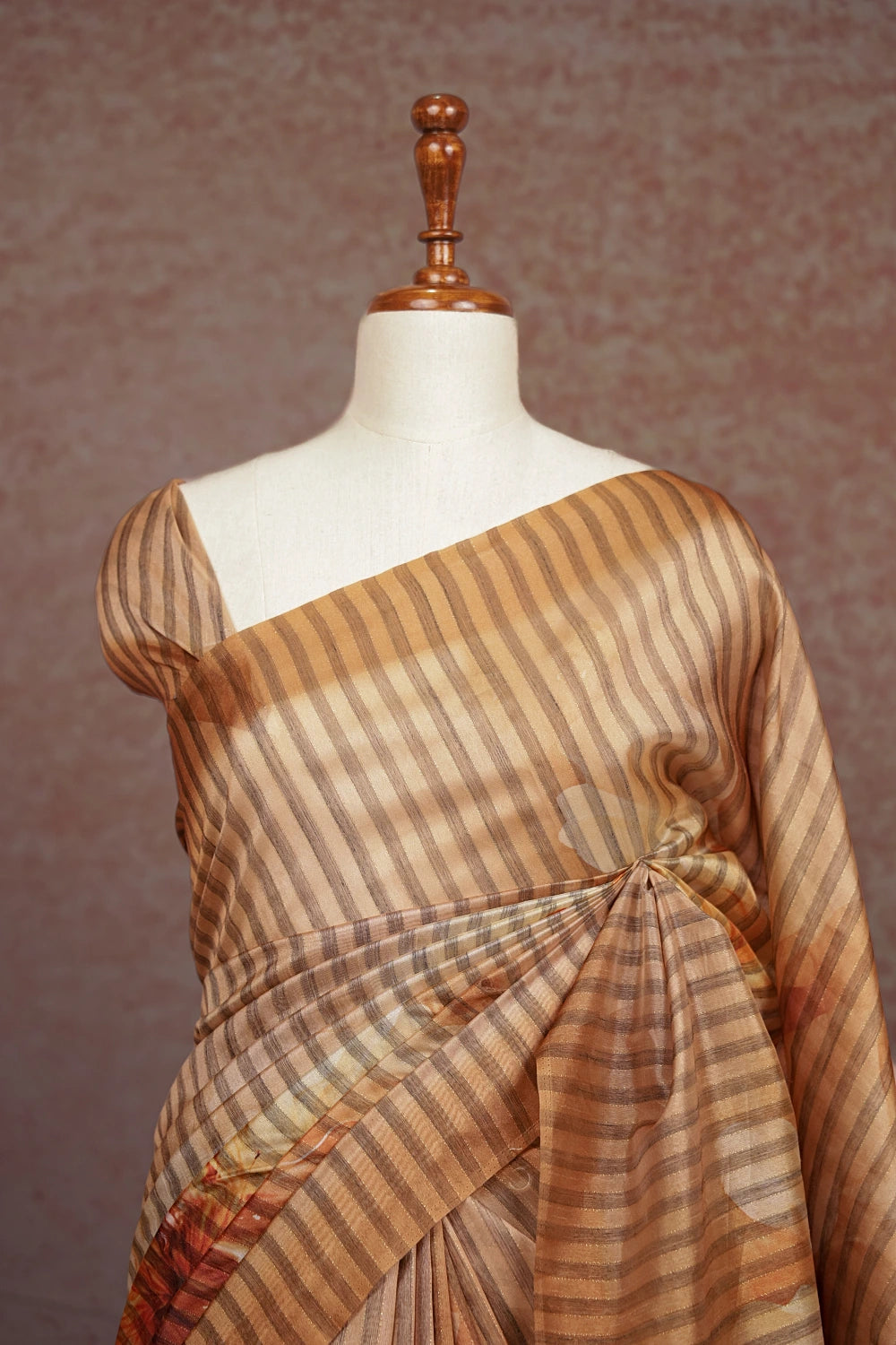 Sandal Tissue Saree