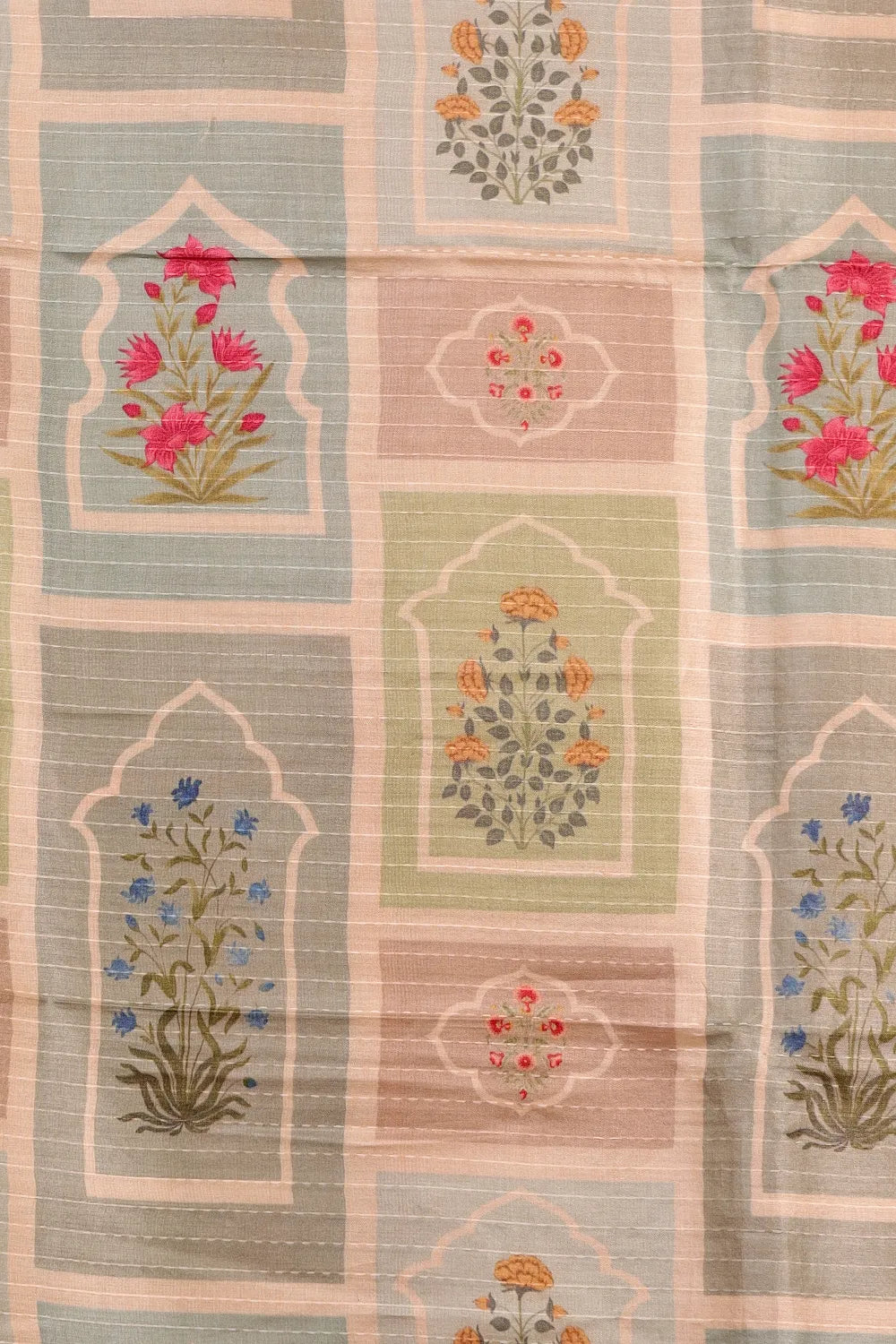 Sandal Tussar Silk Saree