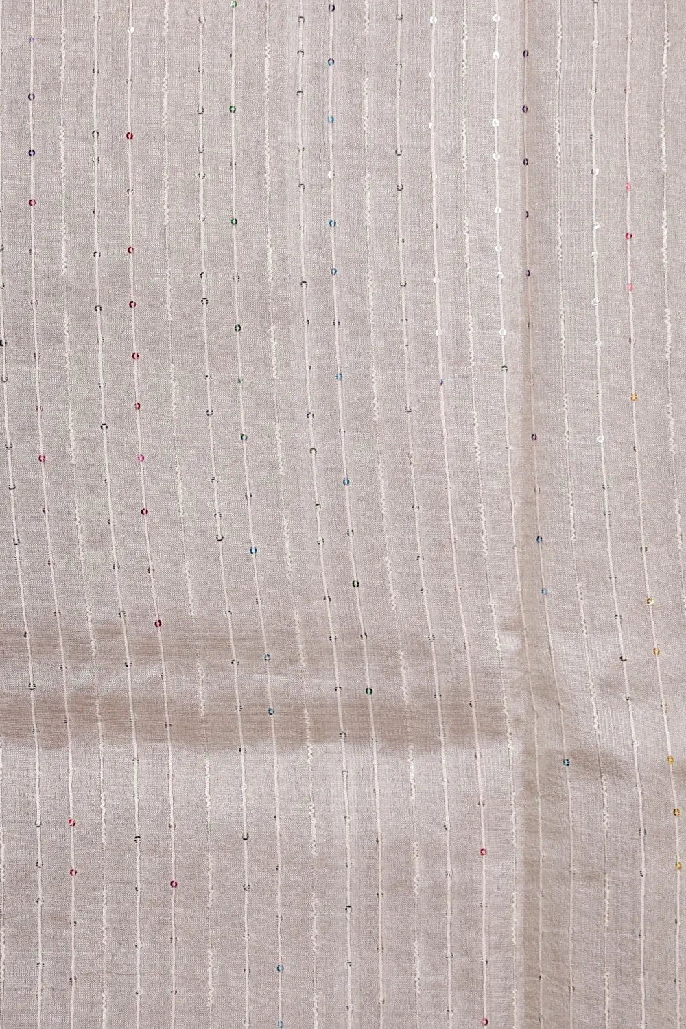 Silver Color Tissue Silk Saree - Seematti