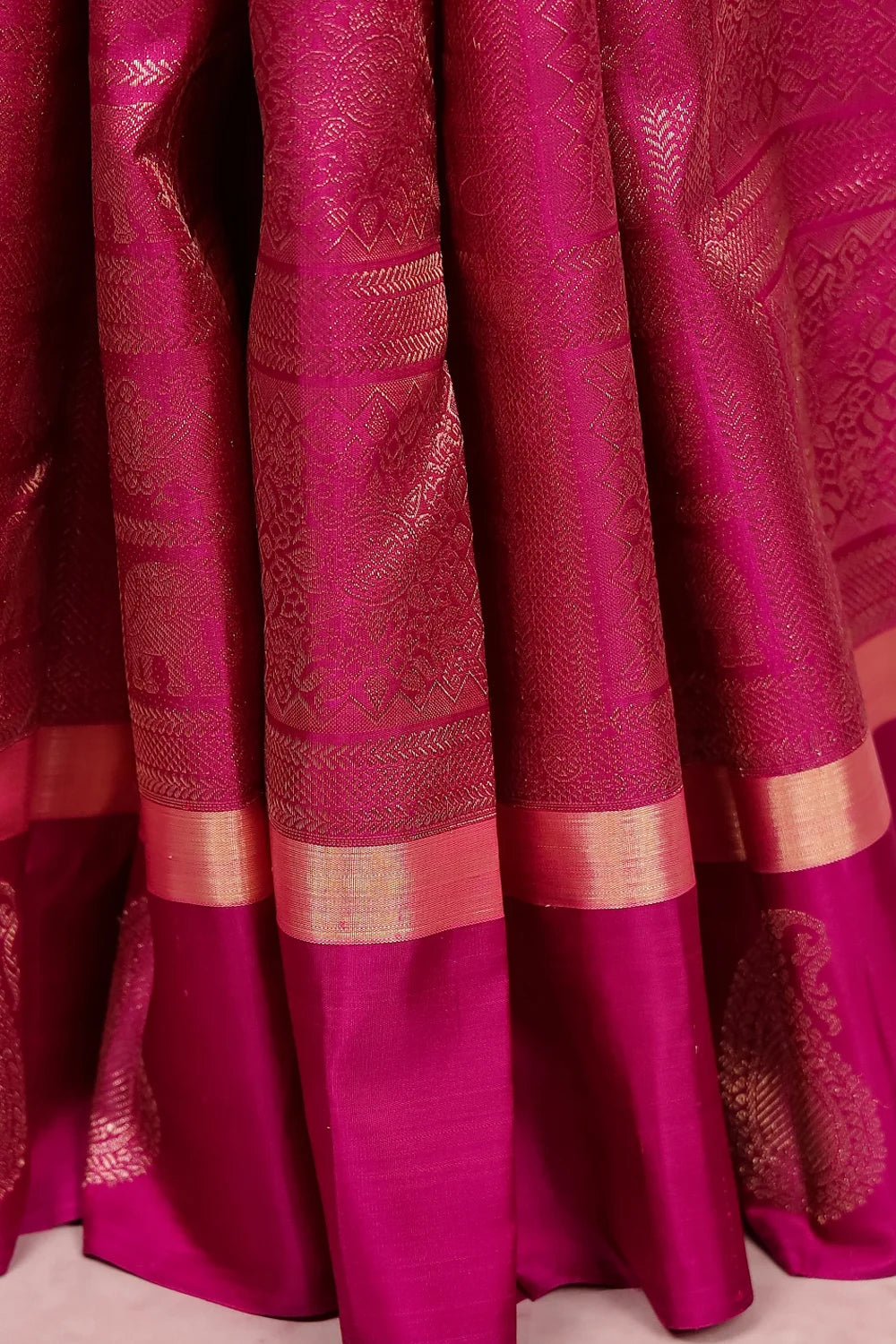 Vadamali Kancheepuram Silk Saree