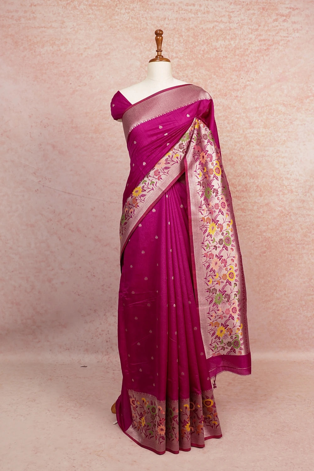 Vadamulla Colour Semi Jute Saree