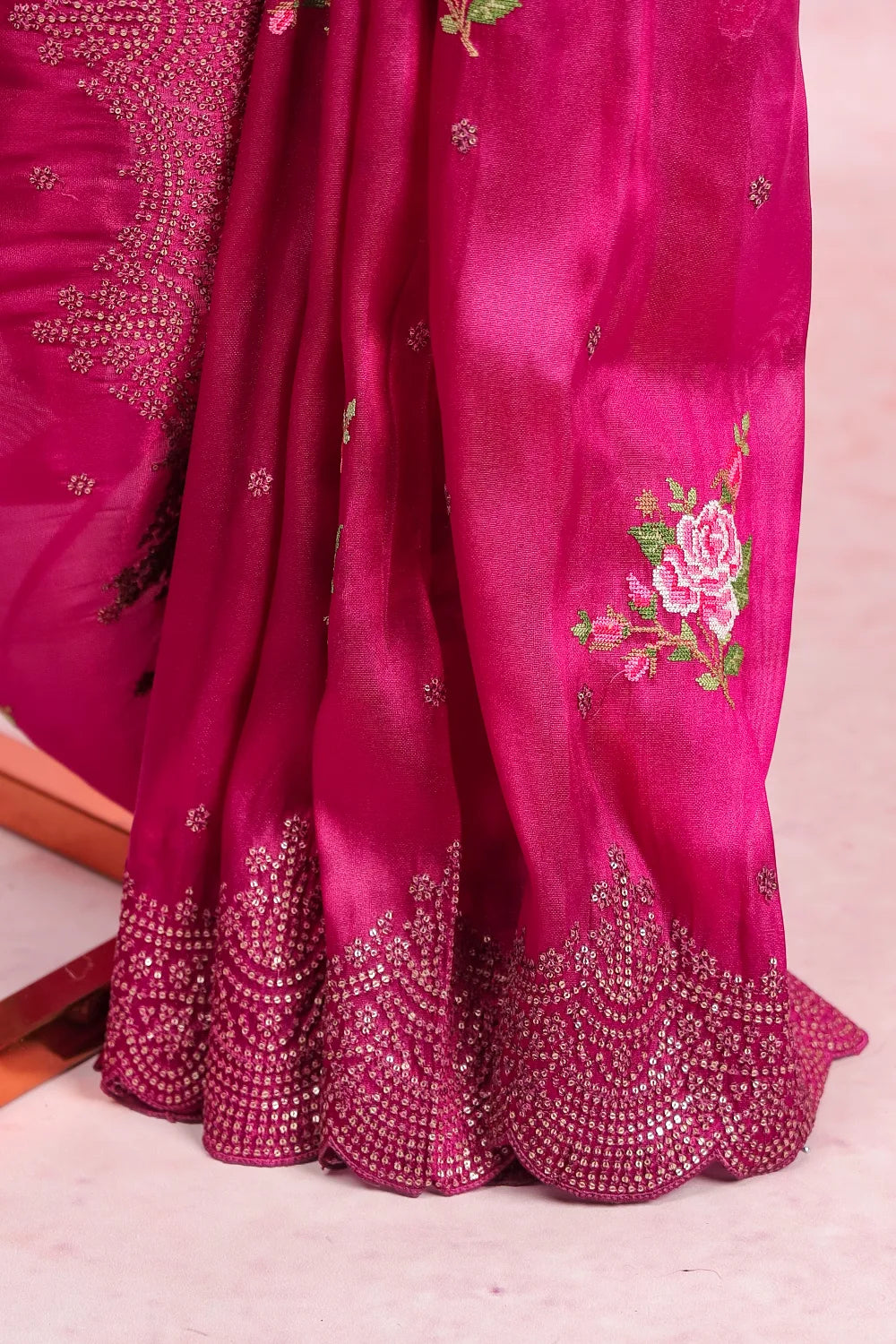 Vadamulla Colour Tissue Organza Saree