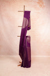Violet Banarasi Saree