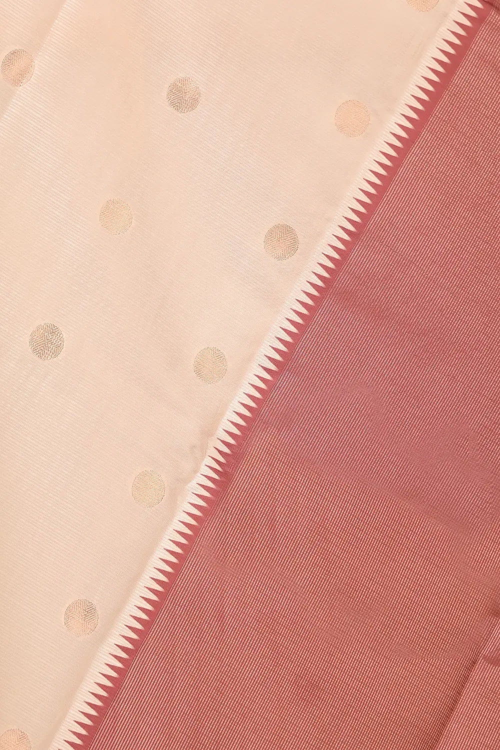 White Semi Silk Saree