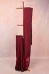 Wine Crush Organza Saree