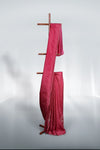 Wine Crush Saree