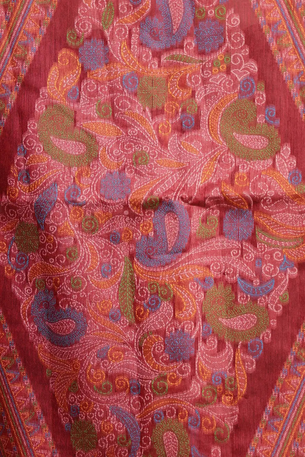 Wine Red Semi Tussar Saree