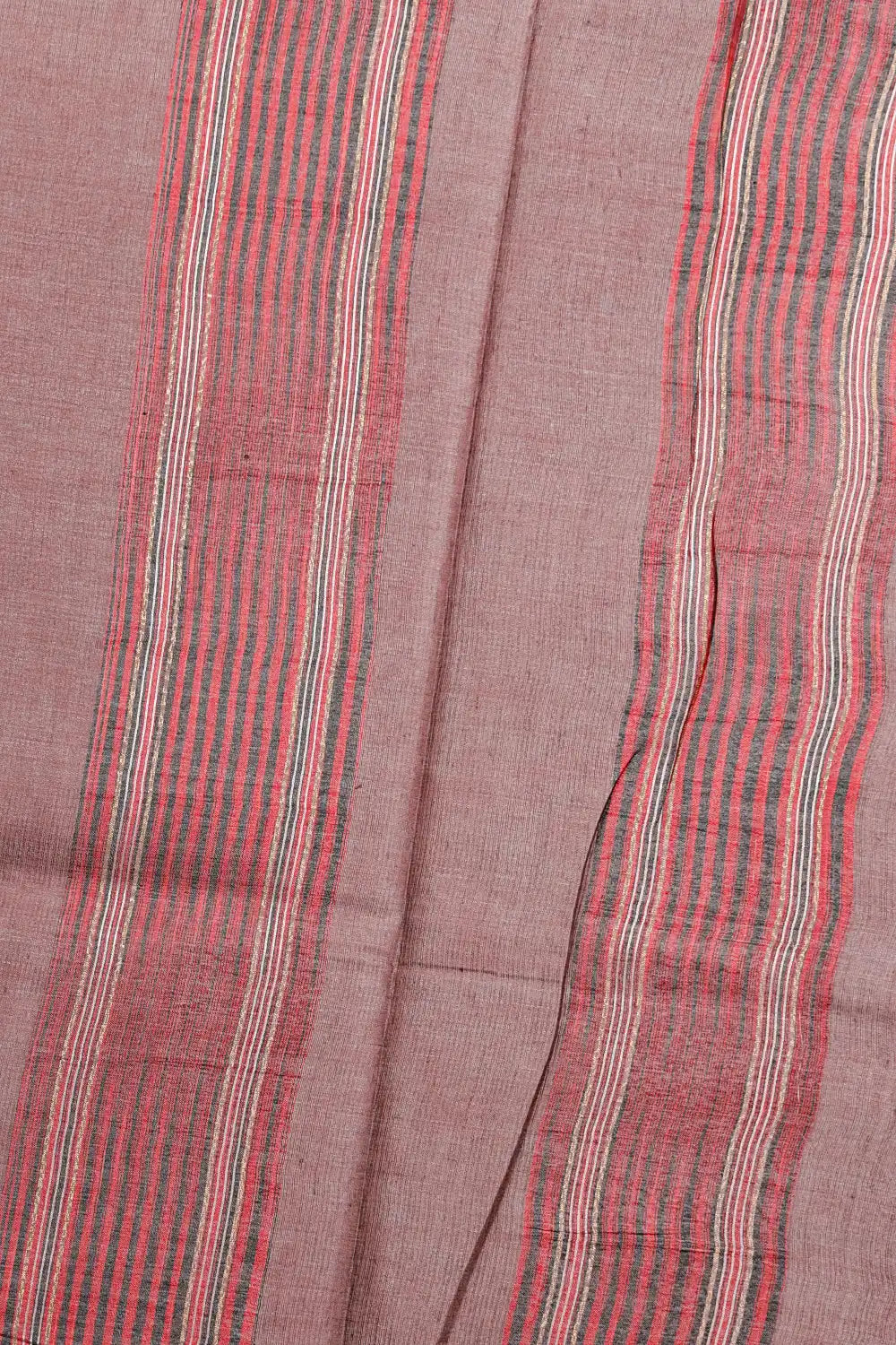 Wine Tussar Silk Saree - Seematti