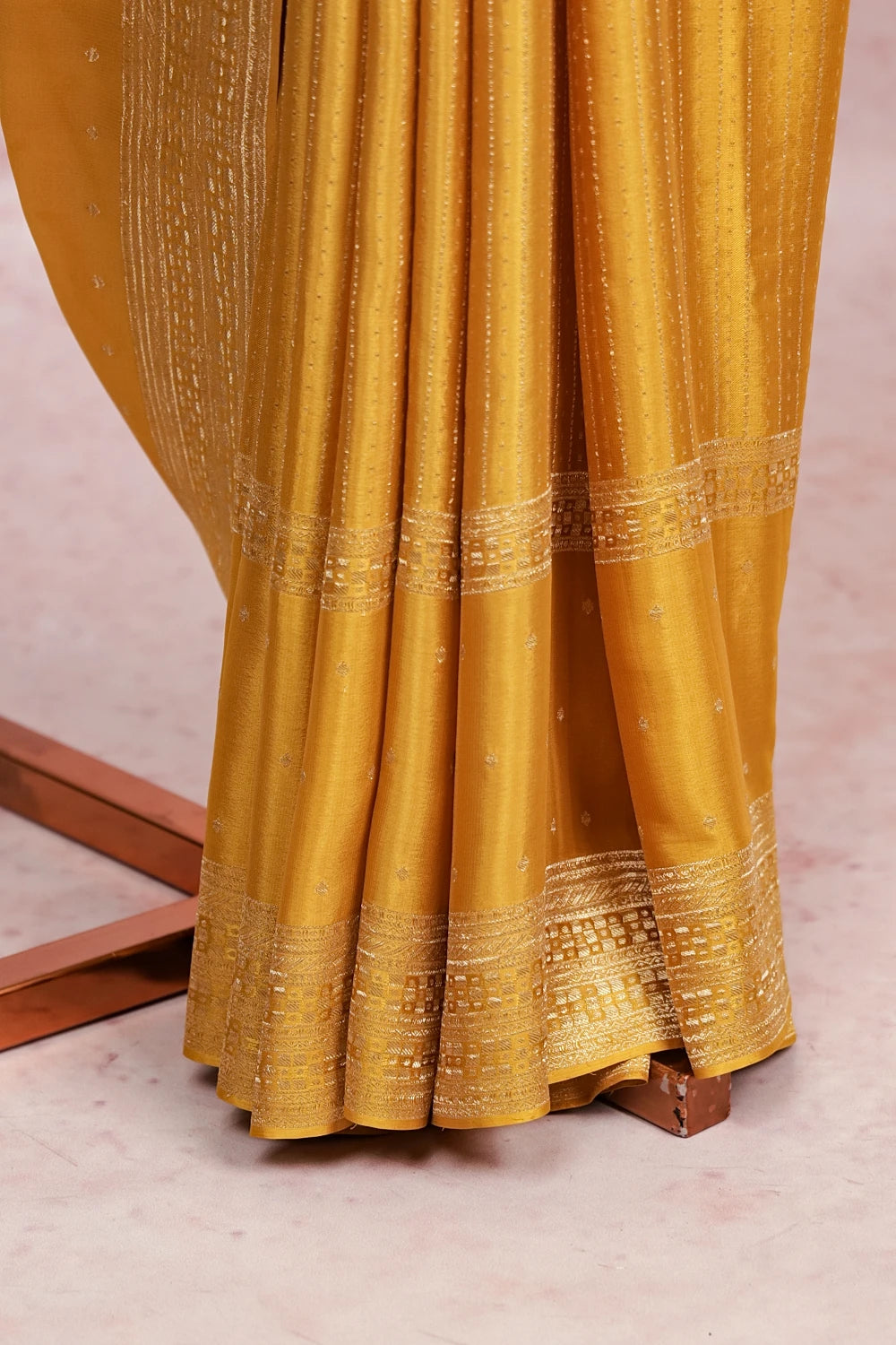 Yellow Banarasi Saree