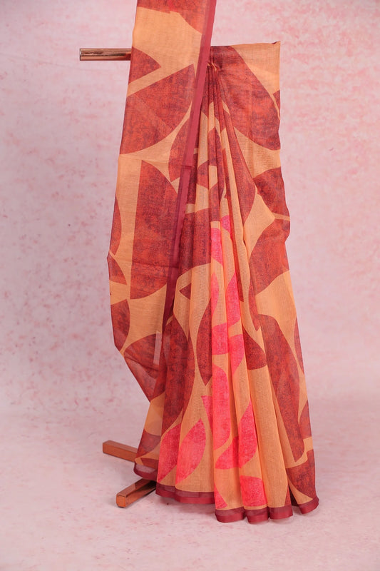 Yellow Kota Saree
