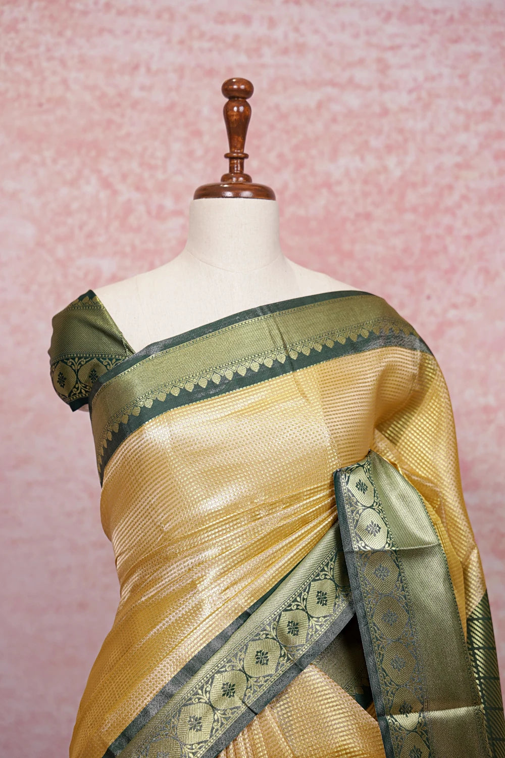 Yellow Semi Tissue Saree - Seematti