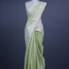 Light Green Semi Tussar  Silk Saree