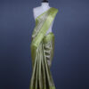 Mehandi Green Tussar  Silk Saree