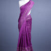 Purple Semi Silk Saree