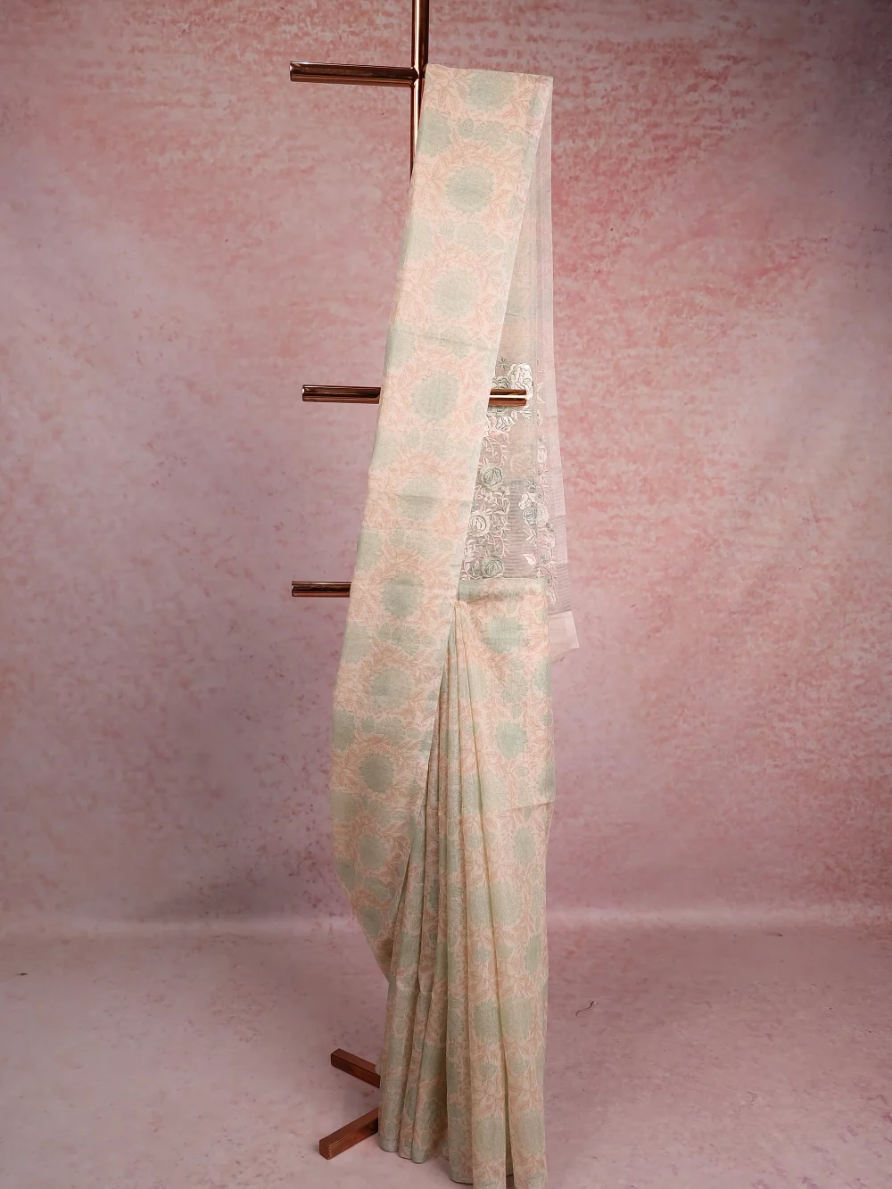 Off White Semi Silky Kota Saree