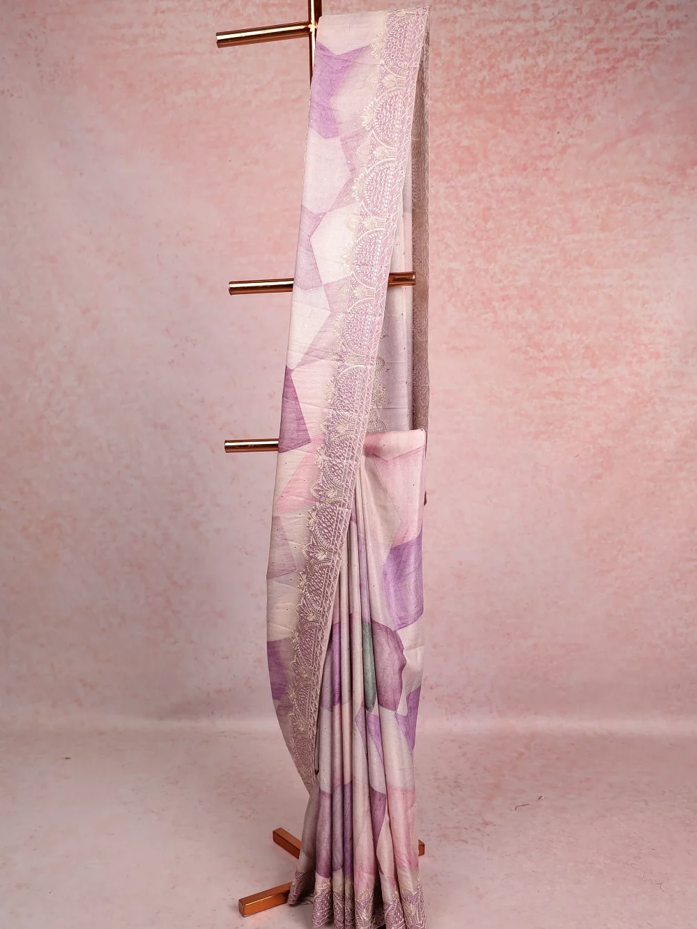 Multi Color Semi Tussar Saree